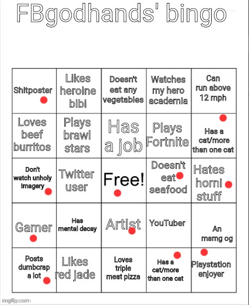 Bingo for MSMG | image tagged in bingo for msmg | made w/ Imgflip meme maker