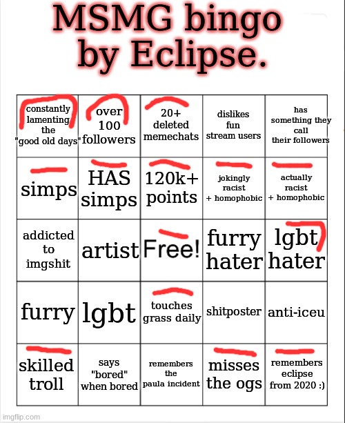 I reminisce about the good ol days every day | image tagged in msmg bingo by eclipse | made w/ Imgflip meme maker