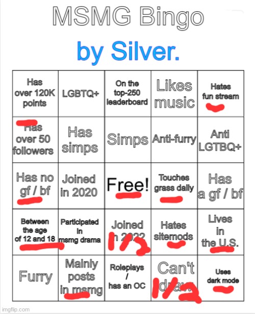 trend | image tagged in silver 's msmg bingo | made w/ Imgflip meme maker