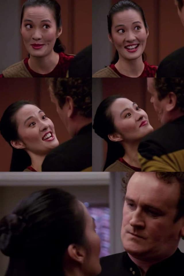 Star Trek Deep Space Nine Keiko and Miles Blank Meme Template