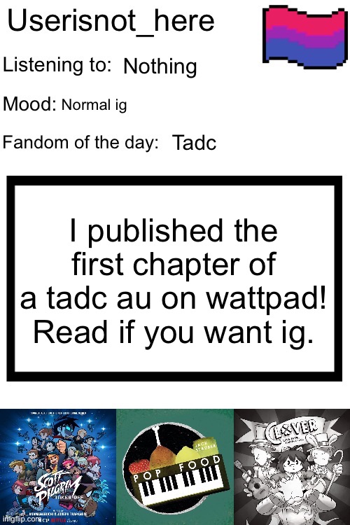https://www.wattpad.com/story/361020202-the-amazing-digital-mafia | Nothing; Normal ig; Tadc; I published the first chapter of a tadc au on wattpad! Read if you want ig. | image tagged in new announcement template,i mean im just sayin | made w/ Imgflip meme maker