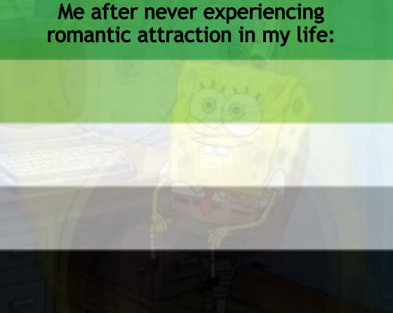 To be fair I already knew I was on the aromantic spectrum | Me after never experiencing romantic attraction in my life: | made w/ Imgflip meme maker