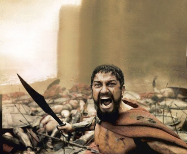 King Leonidas 300 Sparta OKKK Blank Meme Template