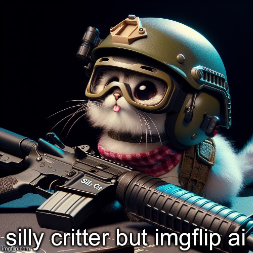 silly critter but imgflip ai | made w/ Imgflip meme maker