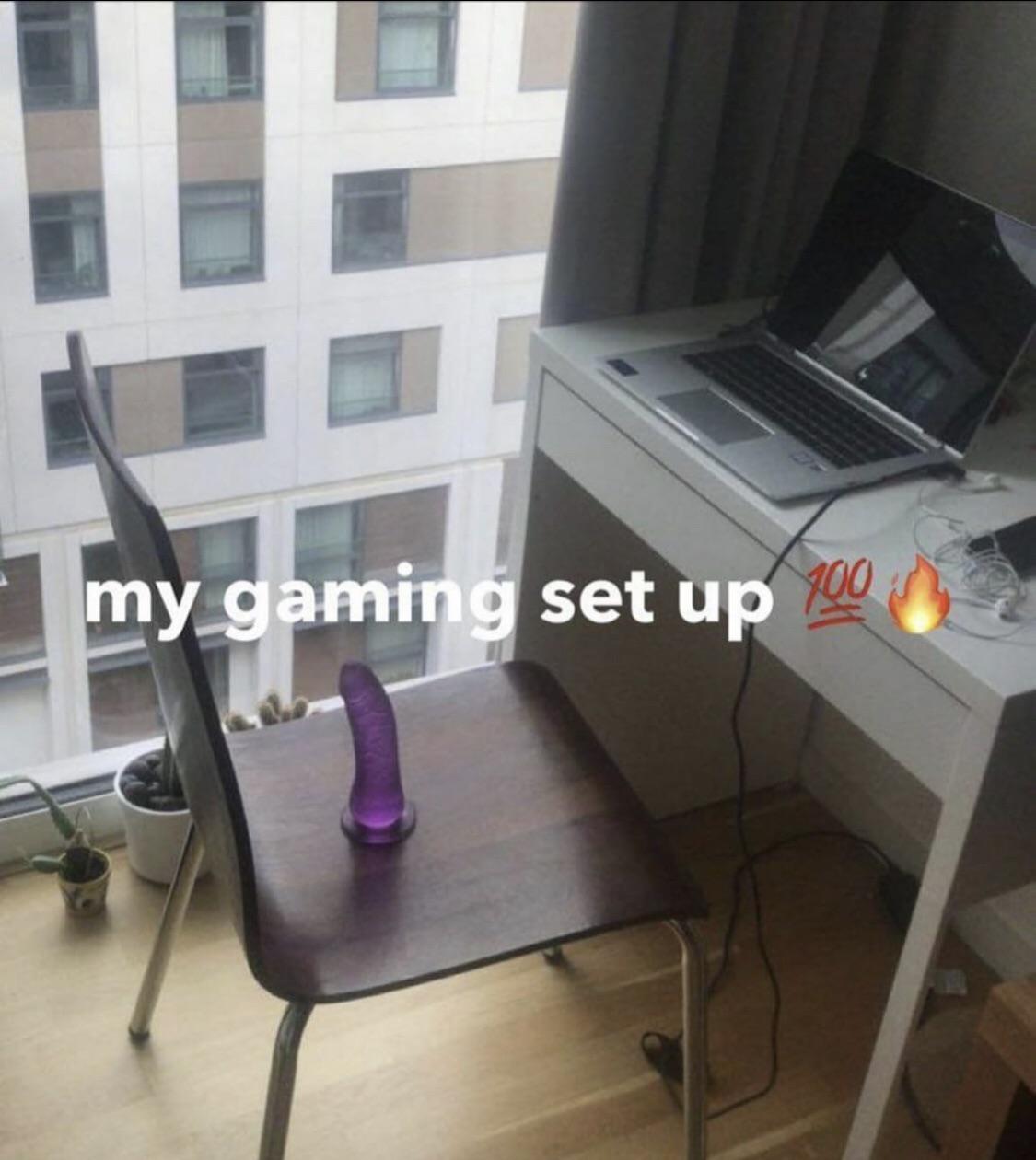 High Quality my gaming set up ?? Blank Meme Template