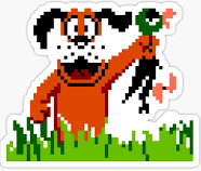 High Quality Duck Hunt dog Blank Meme Template