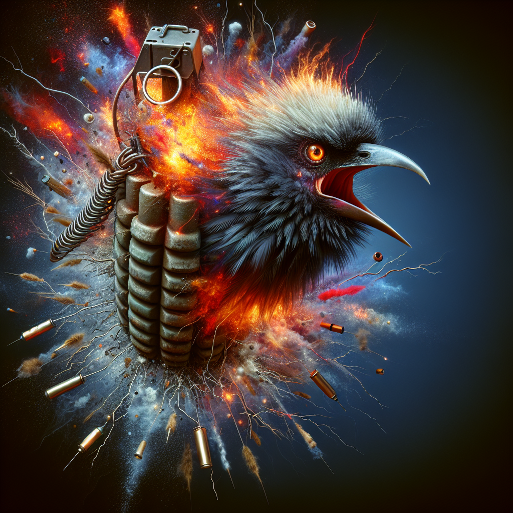 realistic bomb angry-bird Blank Meme Template