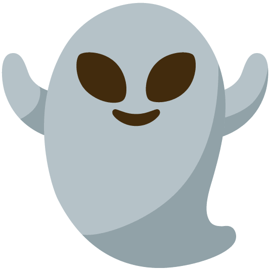 ghost alien Blank Meme Template