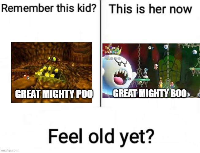Remember this kid? | GREAT MIGHTY BOO; GREAT MIGHTY POO | image tagged in remember this kid | made w/ Imgflip meme maker