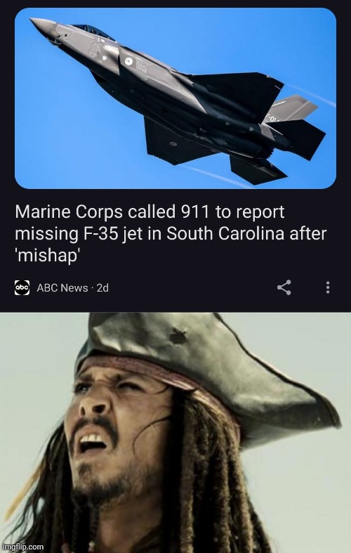 How did they lose a massive jet?!! | image tagged in msmg,military,confusion | made w/ Imgflip meme maker