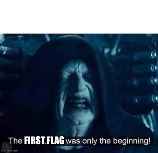 the sith | FIRST FLAG | image tagged in the sith | made w/ Imgflip meme maker
