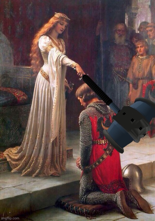 Live footage of owners knighting mods | image tagged in knighting | made w/ Imgflip meme maker