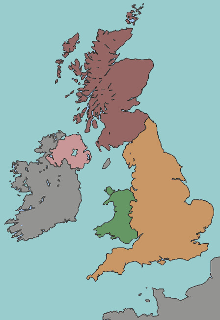 High Quality Britain without labels Blank Meme Template