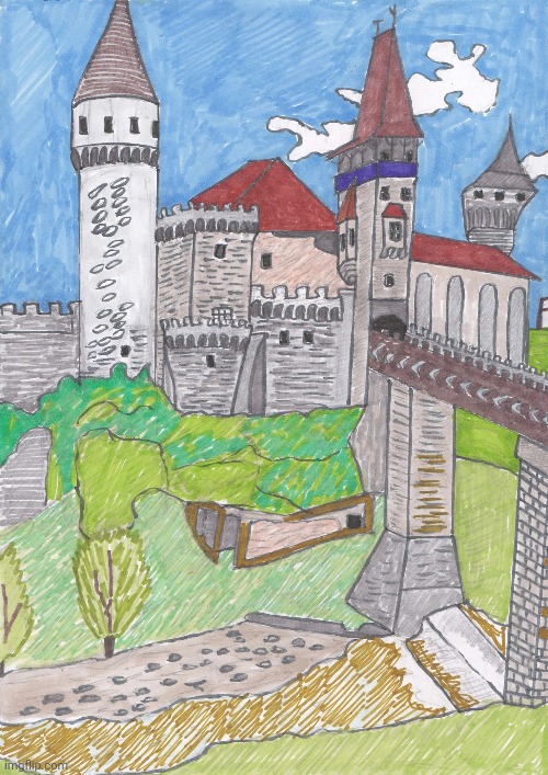 -The unapproachable castle. | image tagged in foreign policy,the russians did it,artist,drawings,deviantart,two castles | made w/ Imgflip meme maker