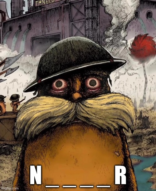 What do the comments do with this, I wonder | N _ _ _ _ R | image tagged in thousand yard stare | made w/ Imgflip meme maker