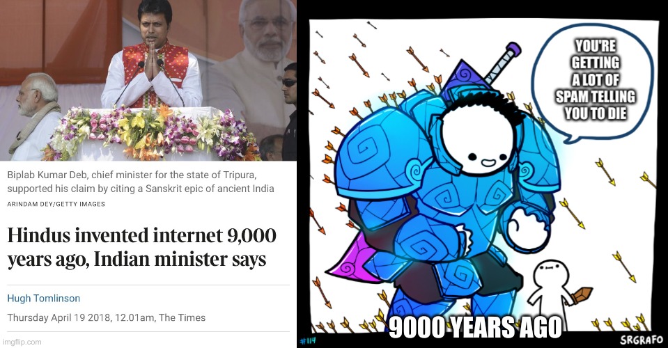 Ancient Anti-virus | 9000 YEARS AGO | image tagged in india,hindu | made w/ Imgflip meme maker