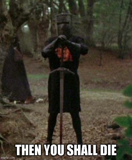 Monty Python Black Knight Imgflip