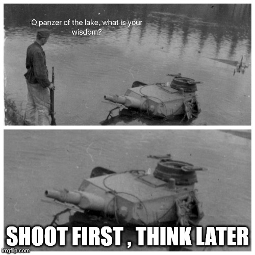 panzer of the lake template Imgflip