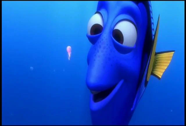 High Quality Dory Hi Little guy Blank Meme Template