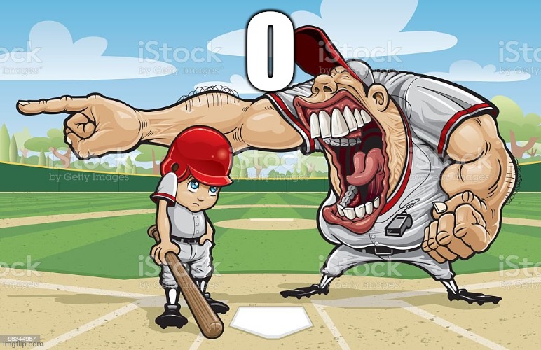 Baseball coach yelling at kid | O | image tagged in baseball coach yelling at kid | made w/ Imgflip meme maker