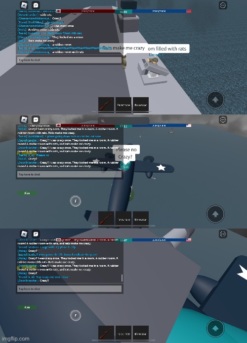 Infected the whole server in 30 seconds | image tagged in i was crazy once,they locked me in a room,a rubber room,a rubber room with rats,rats make me crazy,crazy | made w/ Imgflip meme maker