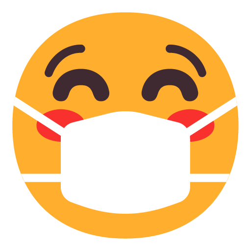 High Quality Face with Medical Mask Blank Meme Template
