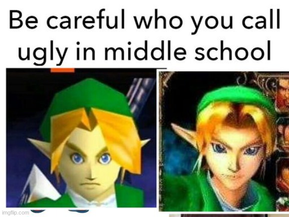 link middle school meme | made w/ Imgflip meme maker