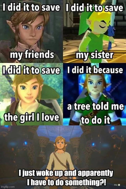 i did it to save my friends, i did it to save my sister, i did it to save the girl i love,  i did it because a tree told me too | made w/ Imgflip meme maker