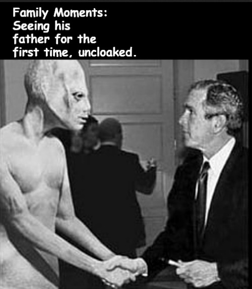 Reagan's alien's were already among us. | image tagged in memes,politics | made w/ Imgflip meme maker