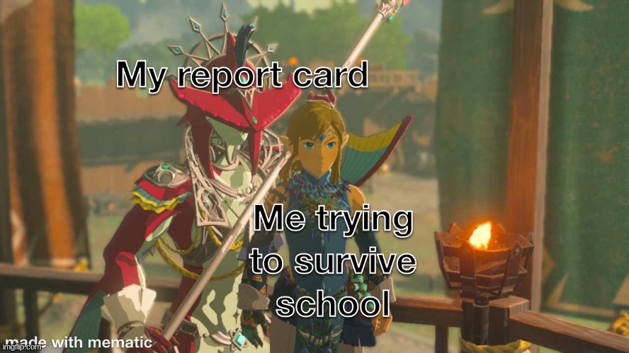 my report card link meme | made w/ Imgflip meme maker