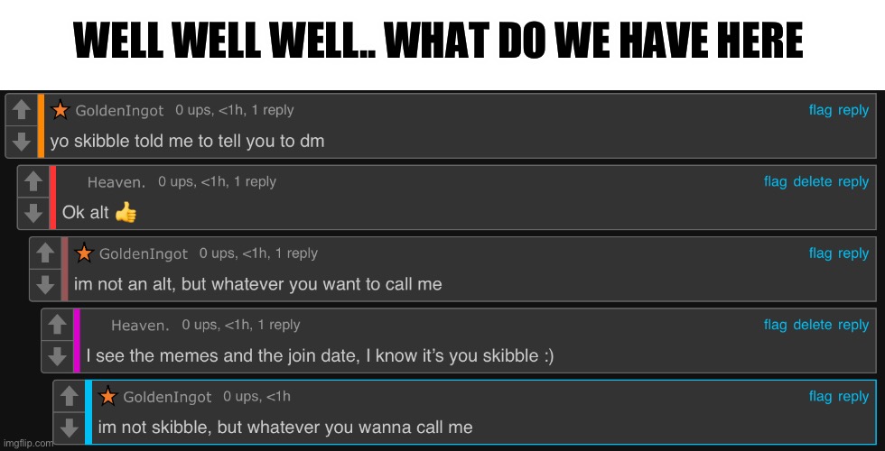 Zad | WELL WELL WELL.. WHAT DO WE HAVE HERE | made w/ Imgflip meme maker