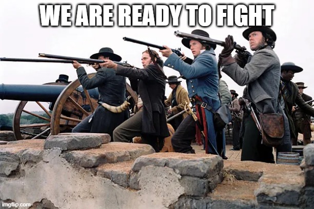 WE ARE READY TO FIGHT | made w/ Imgflip meme maker