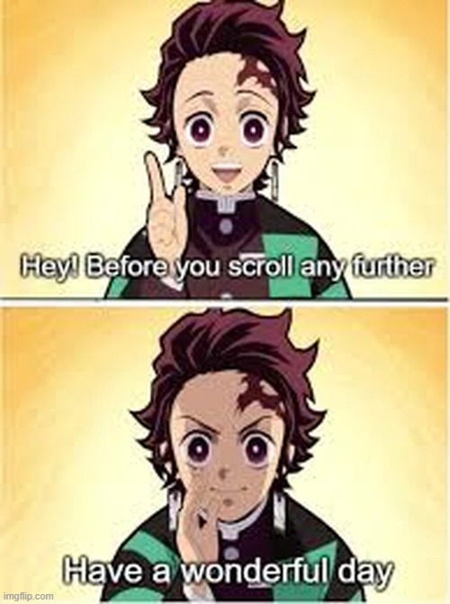 Thank you Tanjiro :D | image tagged in tanjiro,memes,wholesome,thanks | made w/ Imgflip meme maker