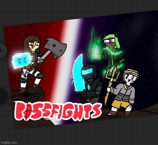 oh yeah i forgor to tell y’all uhh i’m making a poster/loading screen for the imgflip-ballsfights game | made w/ Imgflip meme maker