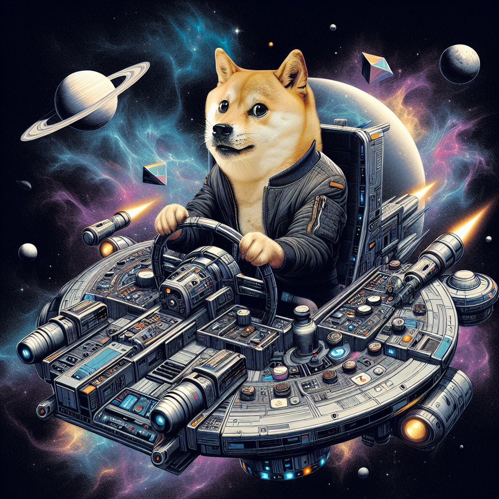 High Quality doge astronaut Blank Meme Template