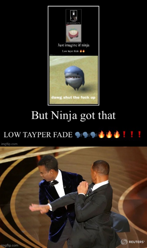 image tagged in will smith punching chris rock | made w/ Imgflip meme maker