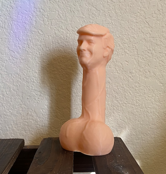 DJT Donald Trump dildos dick penis balls moron Blank Meme Template