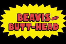 Beavis and Butt-Head logo black Blank Meme Template