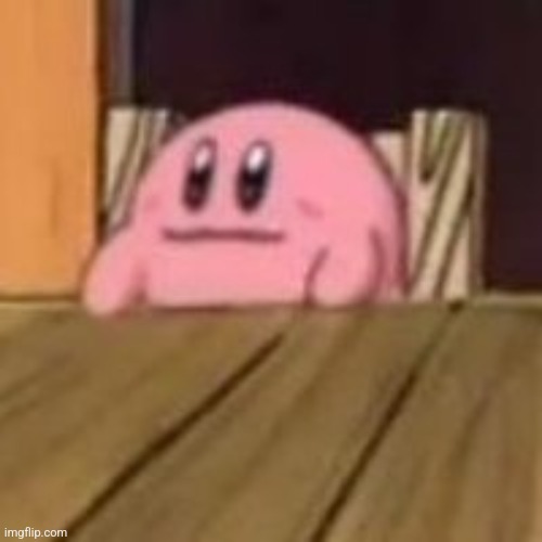 Kirb banging table | image tagged in kirb banging table | made w/ Imgflip meme maker