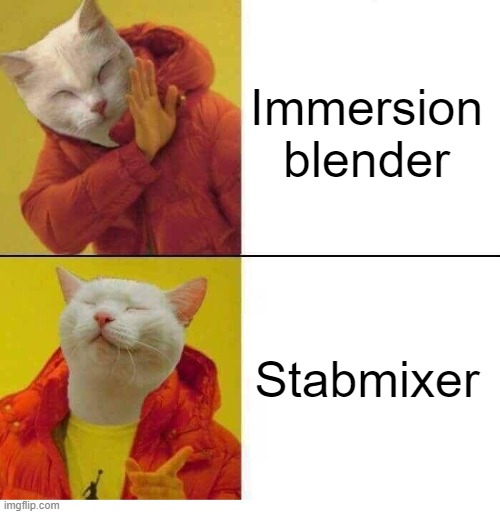 cat drake | Immersion blender; Stabmixer | image tagged in cat drake | made w/ Imgflip meme maker