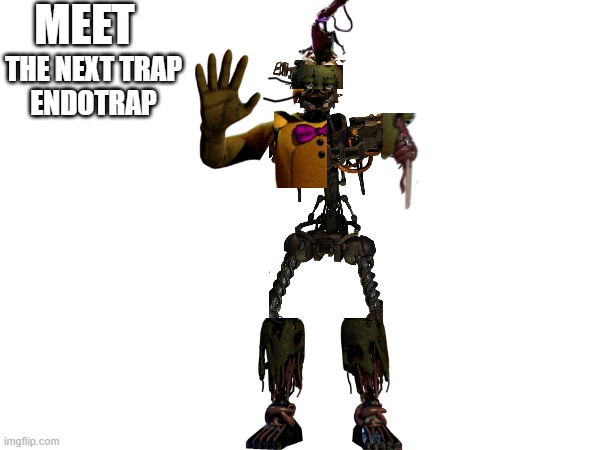 don't ask why, i don't know why he looks like that | MEET; THE NEXT TRAP


ENDOTRAP | image tagged in william afton | made w/ Imgflip meme maker