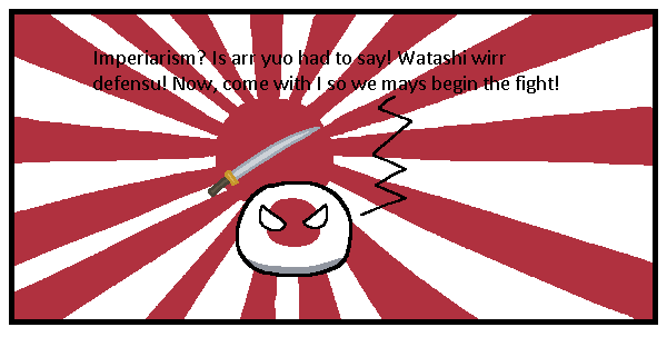 Japan "Imperialism?!" Blank Meme Template