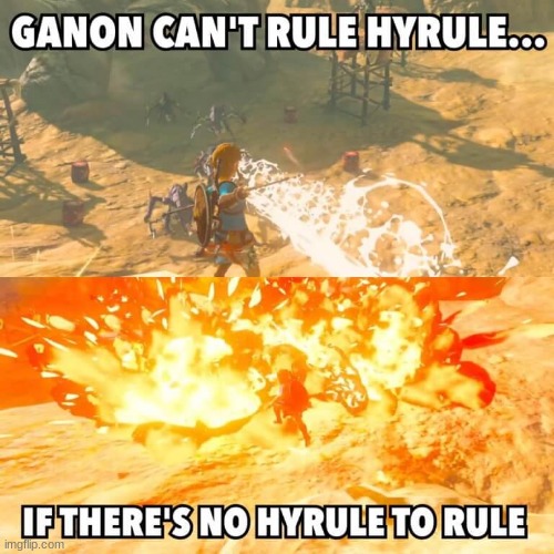 Ganon can't rule hyrule | made w/ Imgflip meme maker