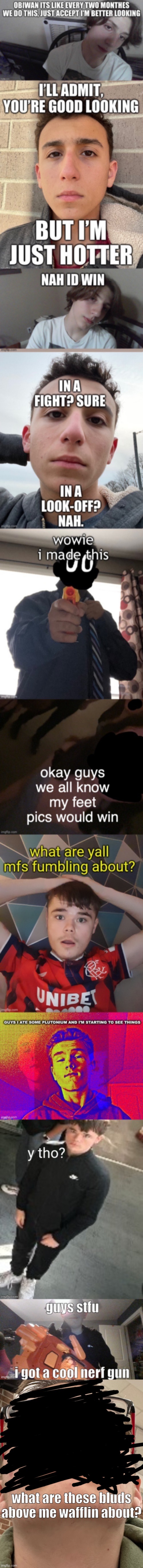 what are these bluds above me wafflin about? | made w/ Imgflip meme maker