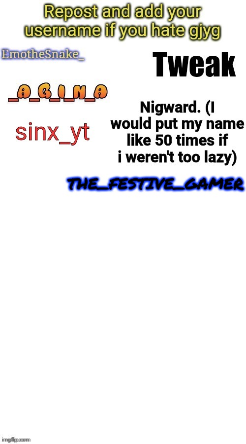 THE_FESTIVE_GAMER | made w/ Imgflip meme maker