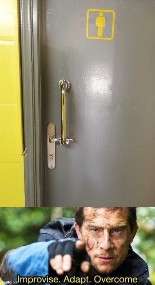 2 doorknobs | image tagged in improvise adapt overcome,door,you had one job,memes,doorknob,knobs | made w/ Imgflip meme maker