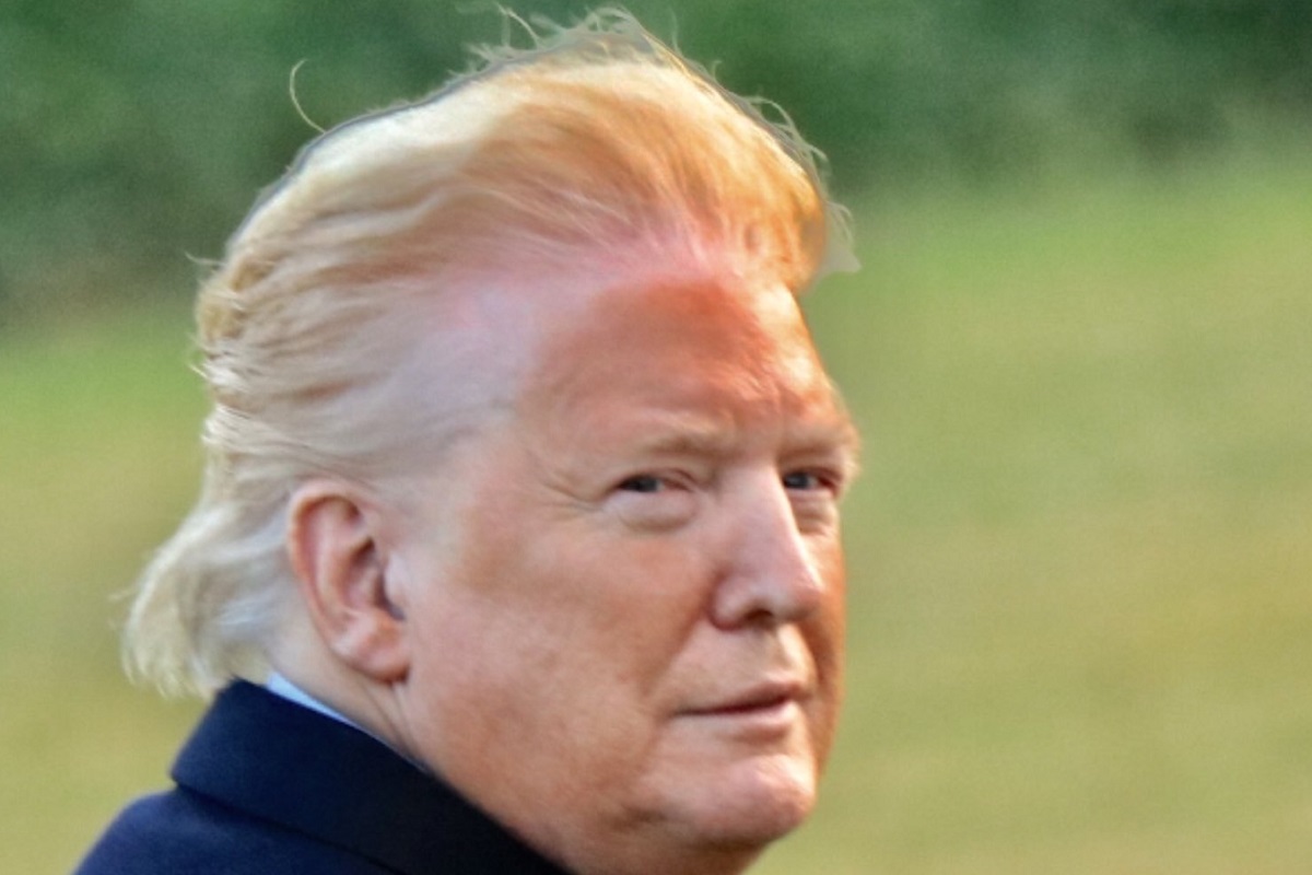 Donald Trump DJT Orange face paint clown traitor pedophile Blank Meme Template