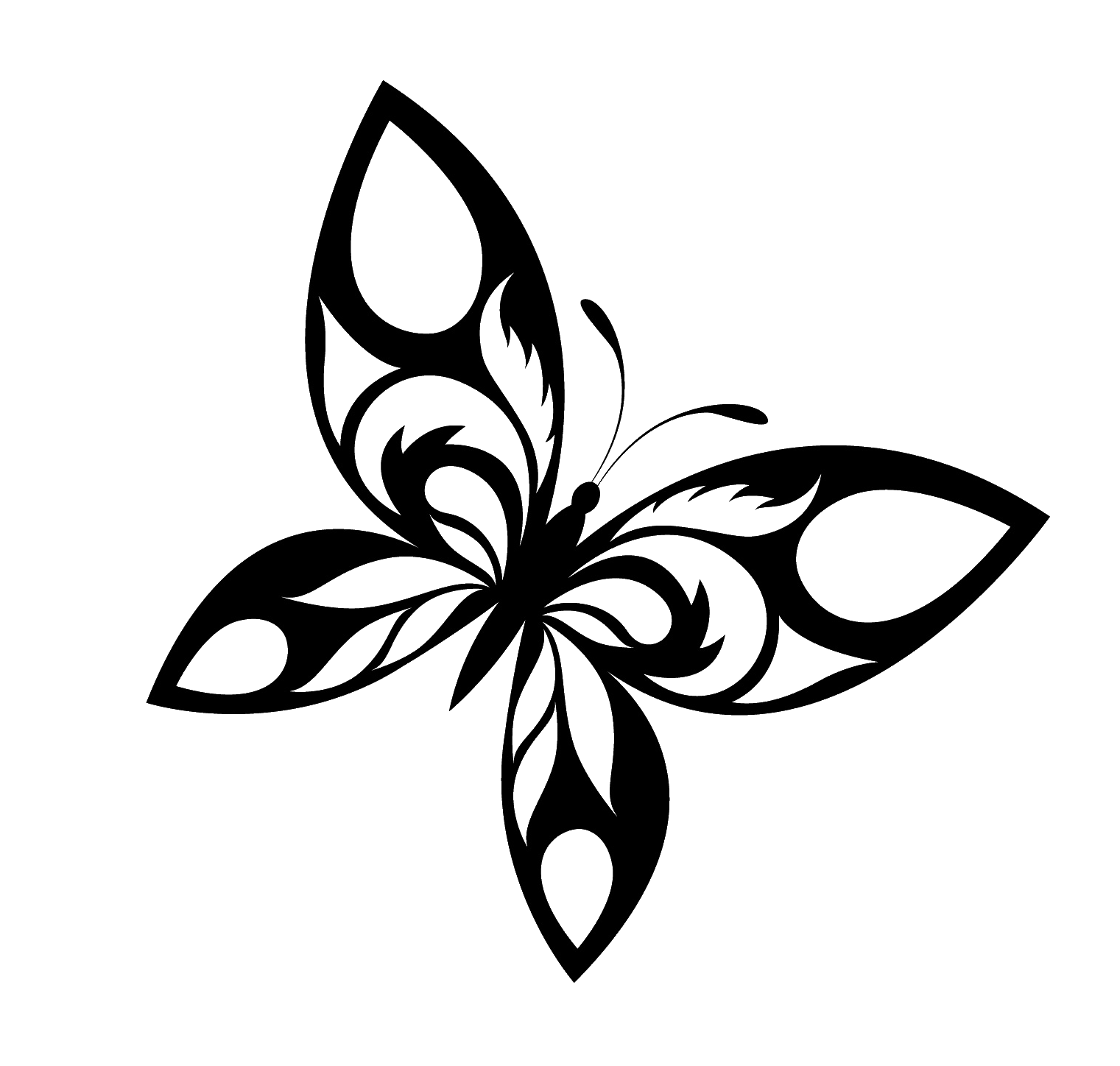 High Quality Butterfly transparent Blank Meme Template