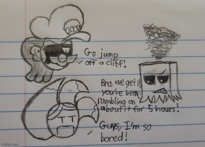 Goofy ahh doodle in class: Boredom 2 (Ft. Mr) | image tagged in school,class,drawing | made w/ Imgflip meme maker