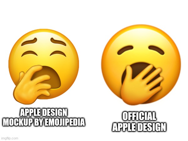 OFFICIAL APPLE DESIGN; APPLE DESIGN MOCKUP BY EMOJIPEDIA | image tagged in emoji,emojis | made w/ Imgflip meme maker